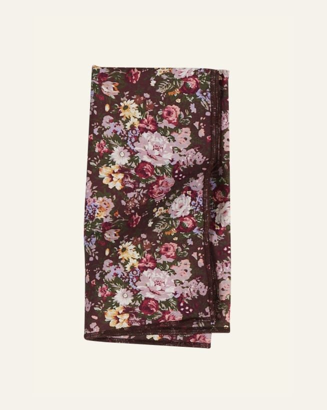 Tygservett brun - 45x45 cm brun - 1
