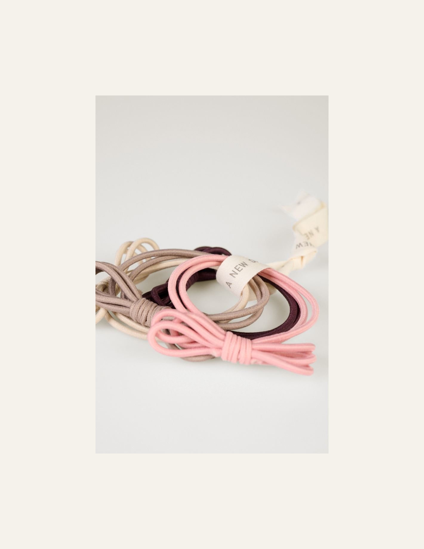 4 st. scrunchies multi/rosa - 2