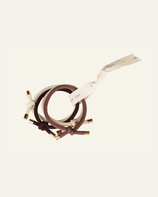 4 st. scrunchies multi/beige - ø6cm multi/beige - 1