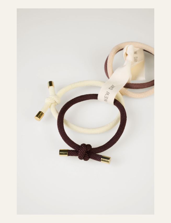 4 st. scrunchies multi/beige - 2