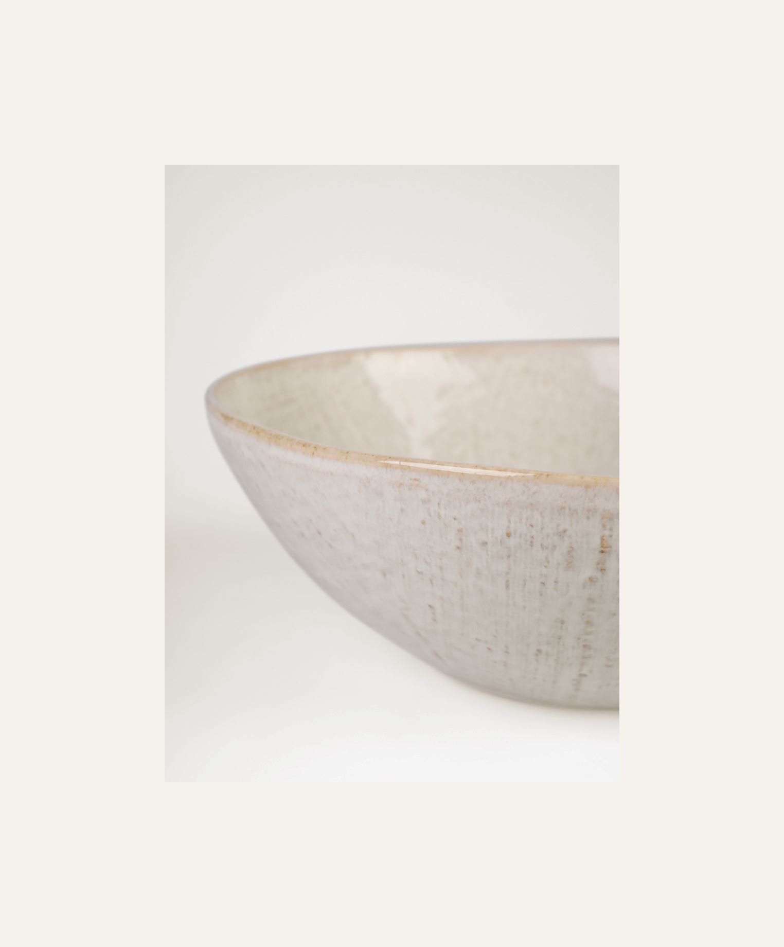 Salladsskål creme - 2