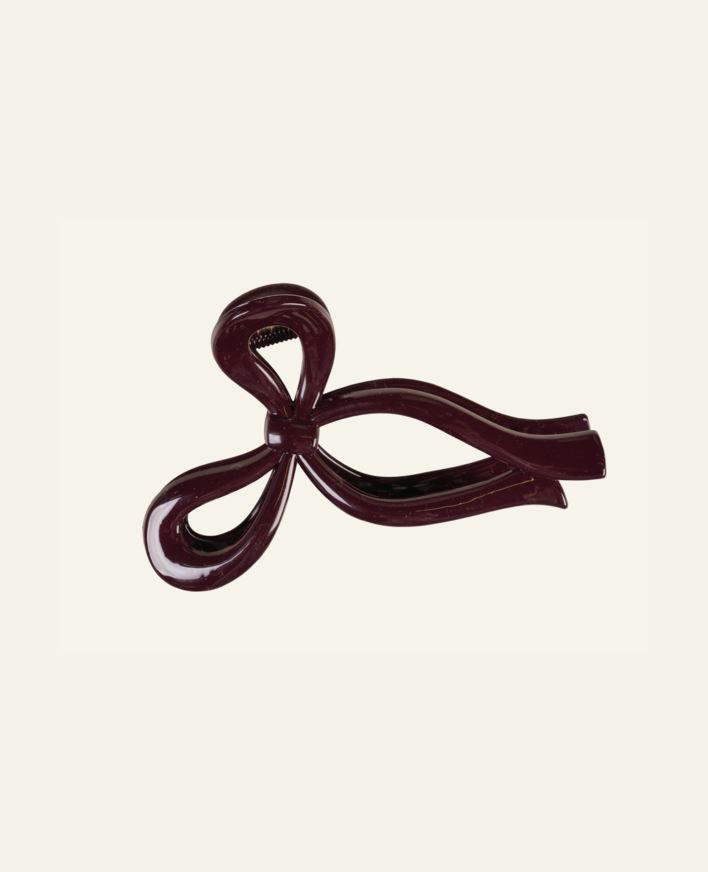 Hårklämma burgundy - 11x7x3,5 cm burgundy - 1