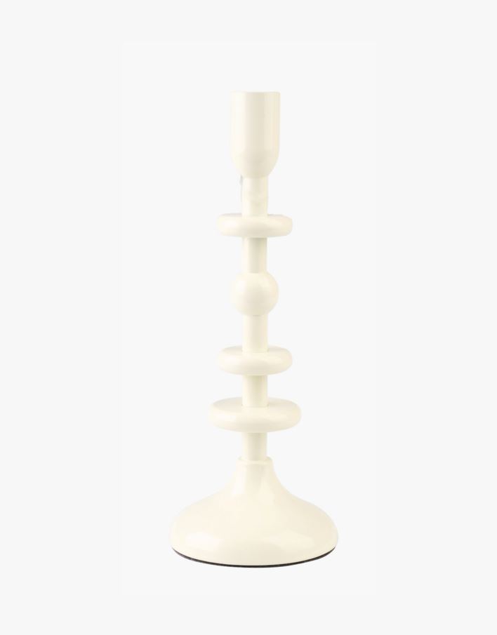 Ljusstake offwhite - 9x9x23,5 cm offwhite - 1