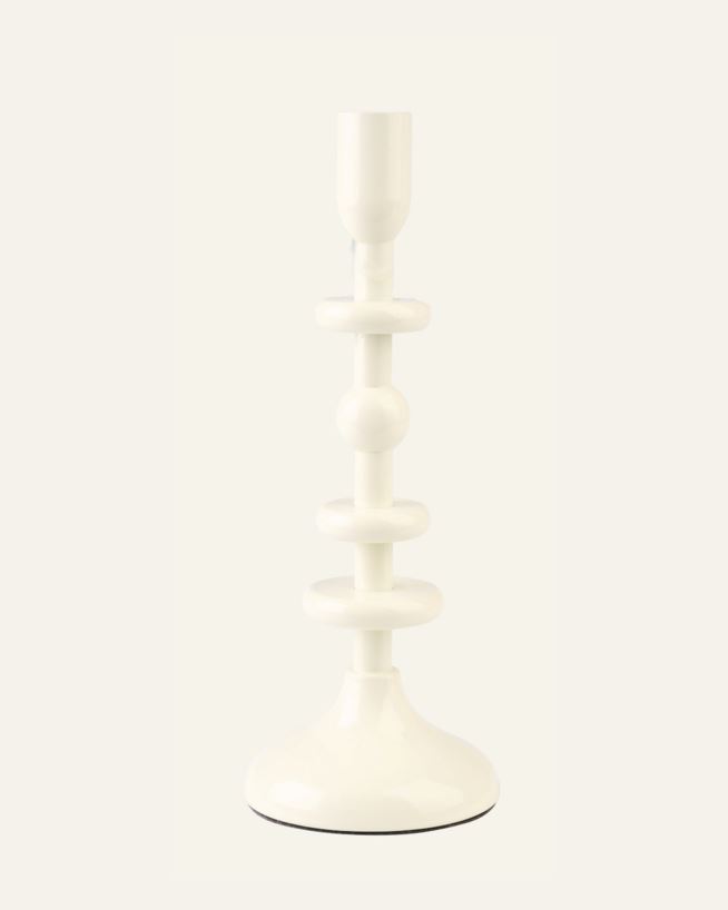 Ljusstake offwhite - 9x9x23,5 cm offwhite - 1