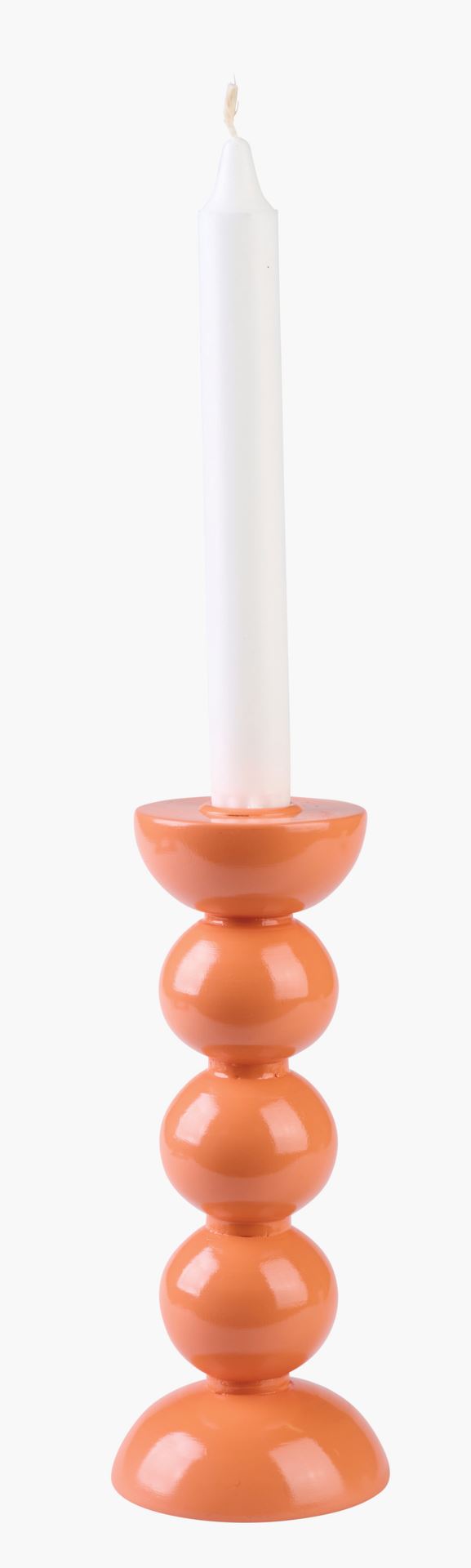 Ljusstake orange - 8x8x20 cm orange - 1