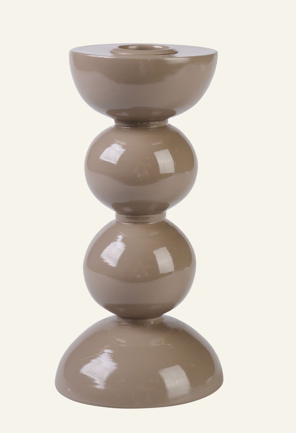 Ljusstake brun - 7x7x15 cm brun - 1