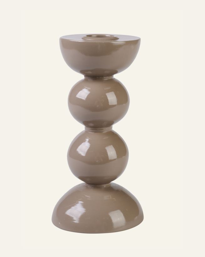 Ljusstake brun - 7x7x15 cm brun - 1