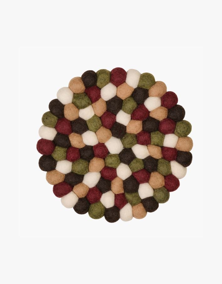 Grytunderlägg burgundy - ø22 cm burgundy - 1