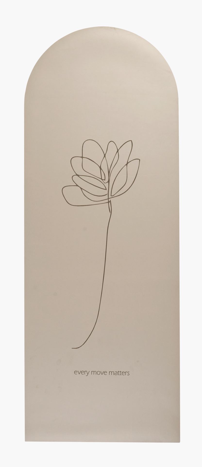 Yogamatta beige - 183x68x0,6 cm beige - 1