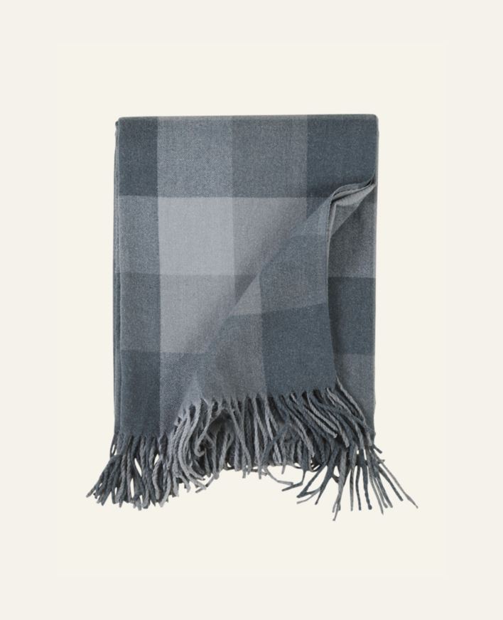 Pläd blå - 130x170 cm blå - 1