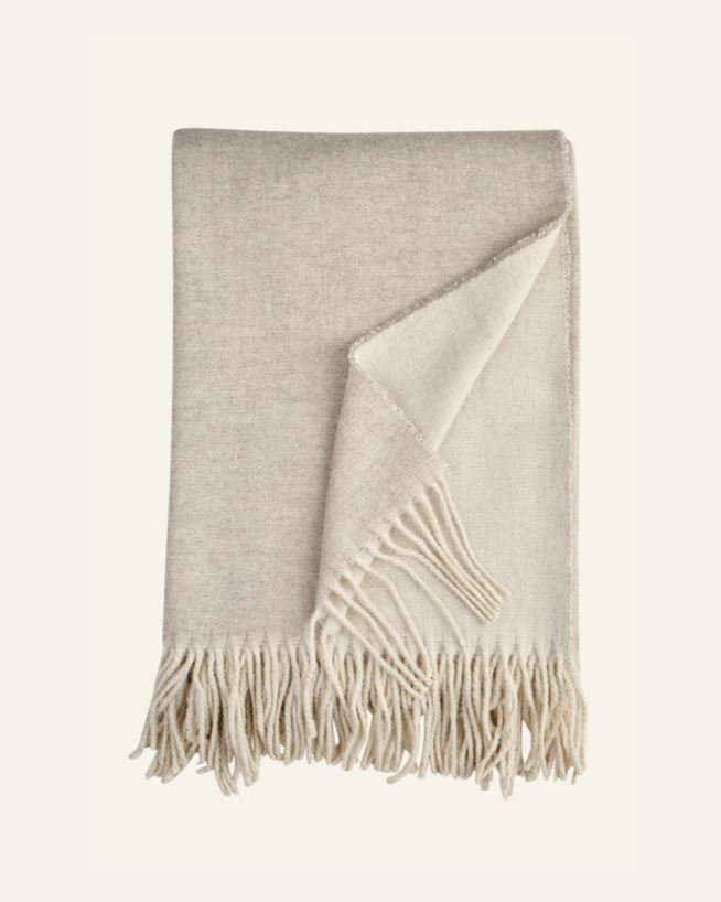 Pläd beige - 130x170 cm beige - 1