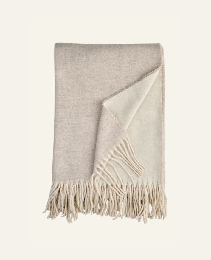 Pläd beige - 130x170 cm beige - 1