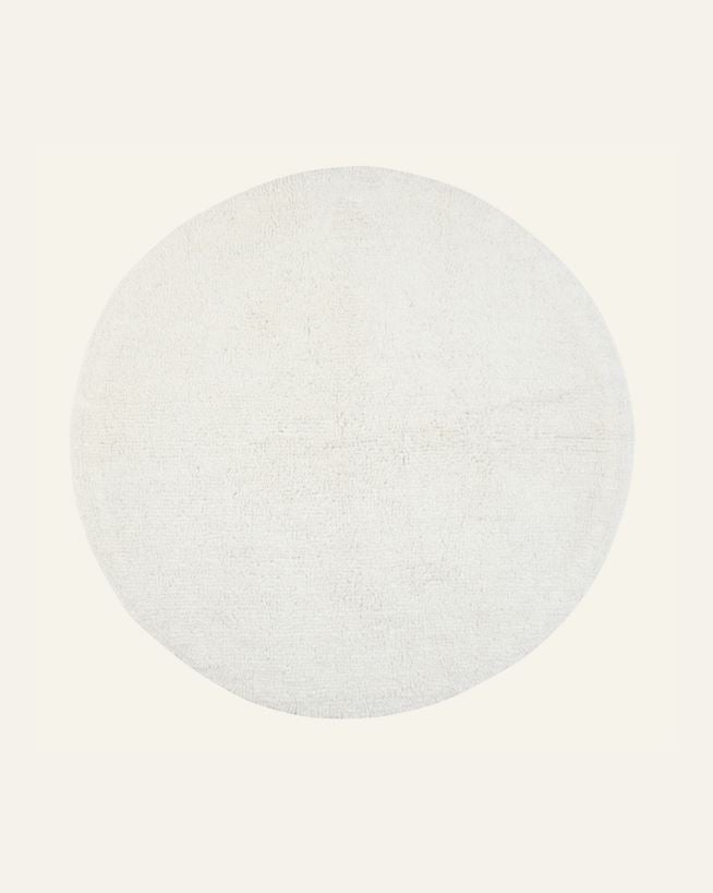 Badrumsmatta offwhite - ø80 cm offwhite - 1