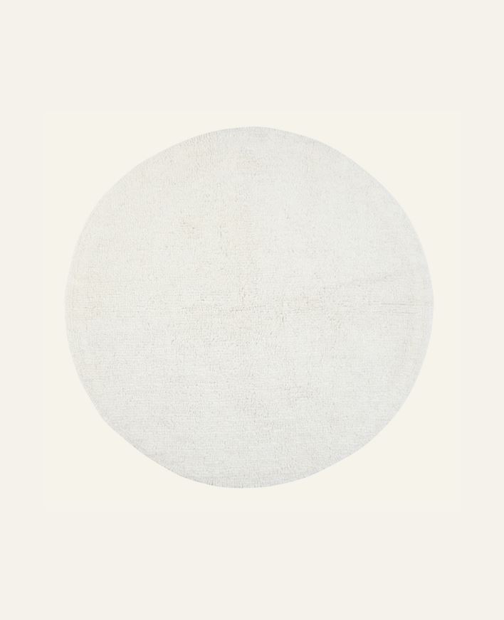 Badrumsmatta offwhite - ø80 cm offwhite - 1