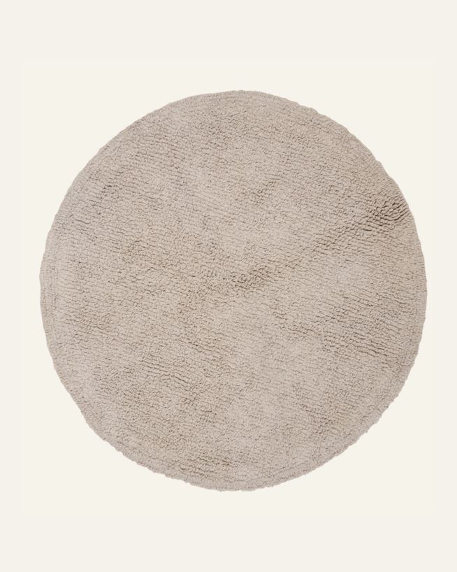 Badrumsmatta beige - ø60 cm beige - 1