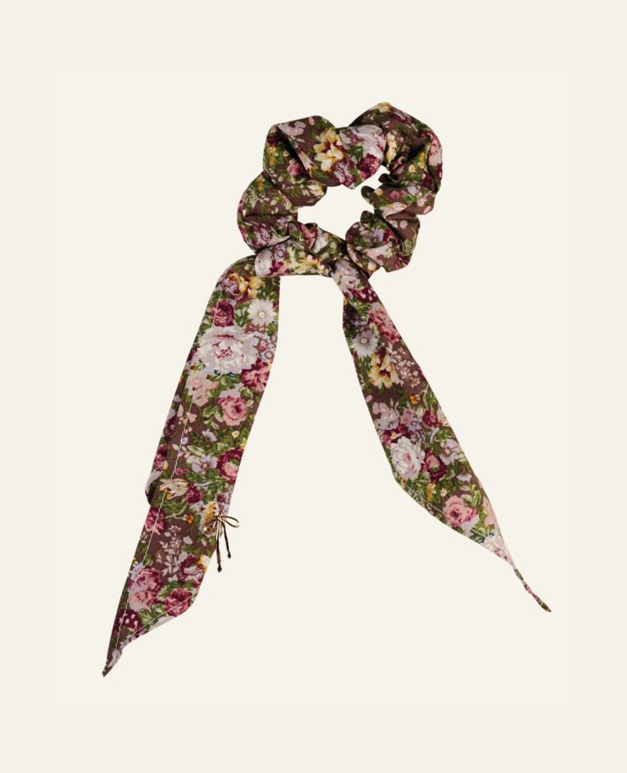 Hårsnodd brun - ø6,5 cm brun - 1