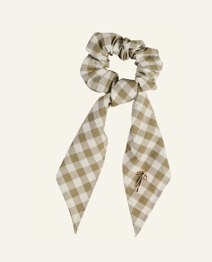 Hårsnodd olivgrön - ø6,5 cm olivgrön - 1