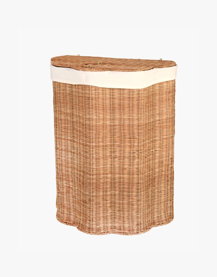 Tvättkorg natur - 54x32x67 cm natur - 1