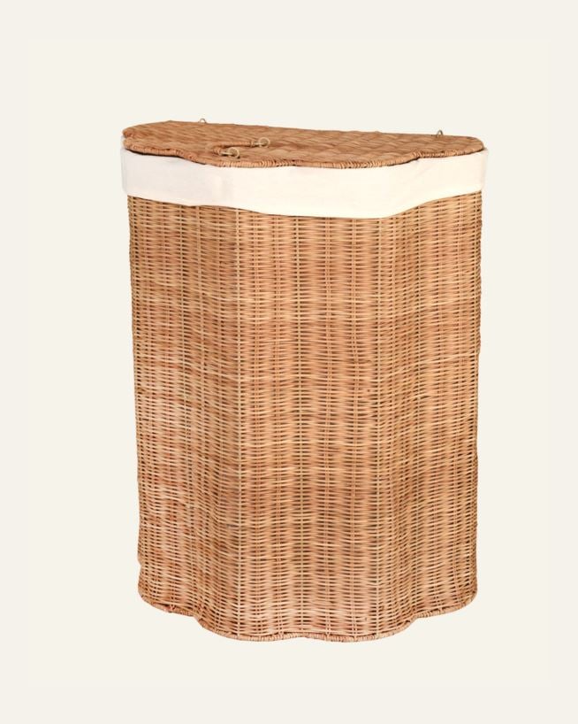 Tvättkorg natur - 54x32x67 cm natur - 1