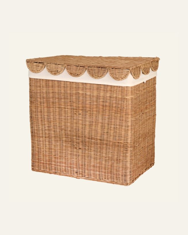 Tvättkorg natur - 49x34x51 cm natur - 1