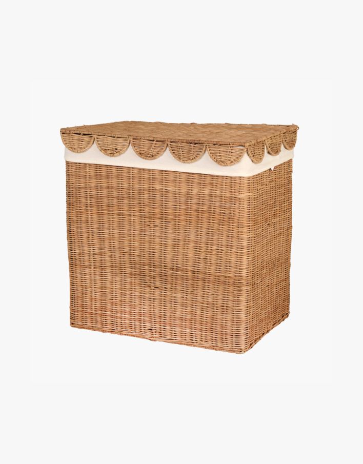 Tvättkorg natur - 49x34x51 cm natur - 1