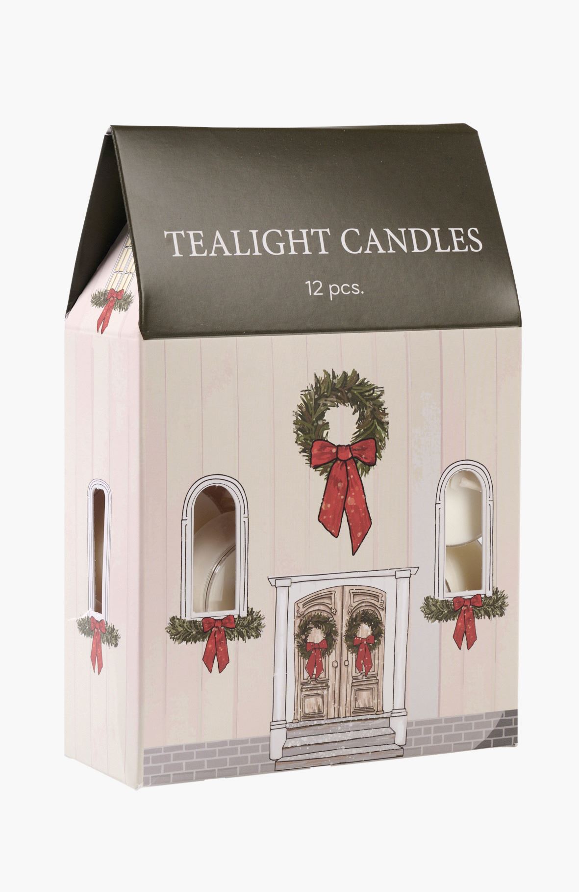 Värmeljus 12 st vit - ø4cm vit - 1