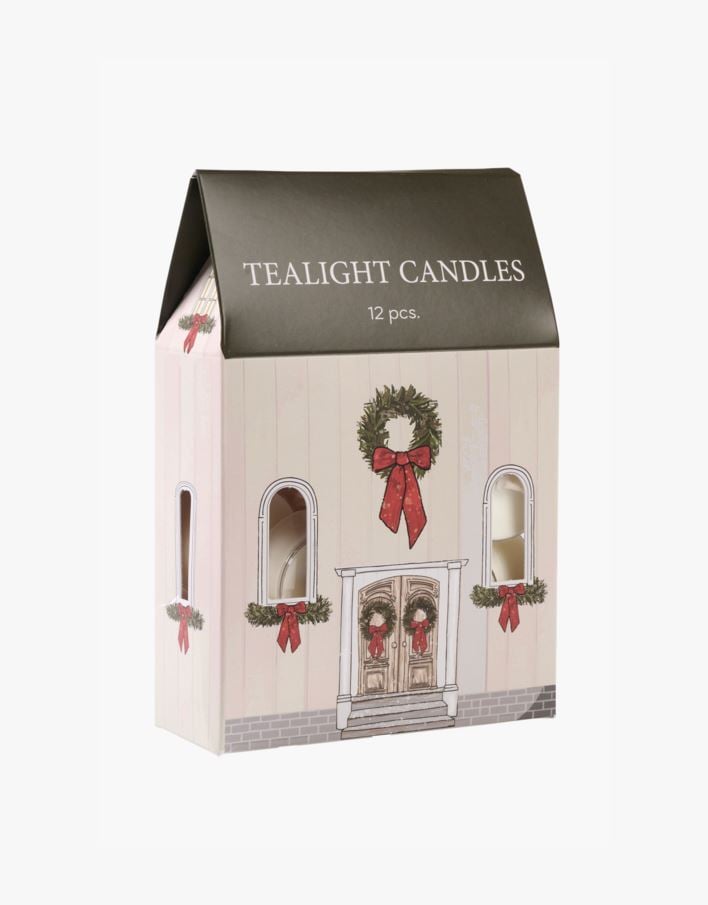 Värmeljus 12 st vit - ø4cm vit - 1