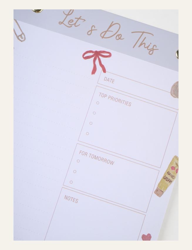 Veckoplanerare rosa - 2