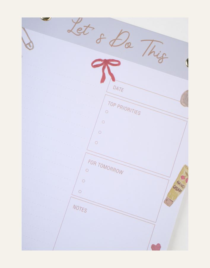 Veckoplanerare rosa - 2