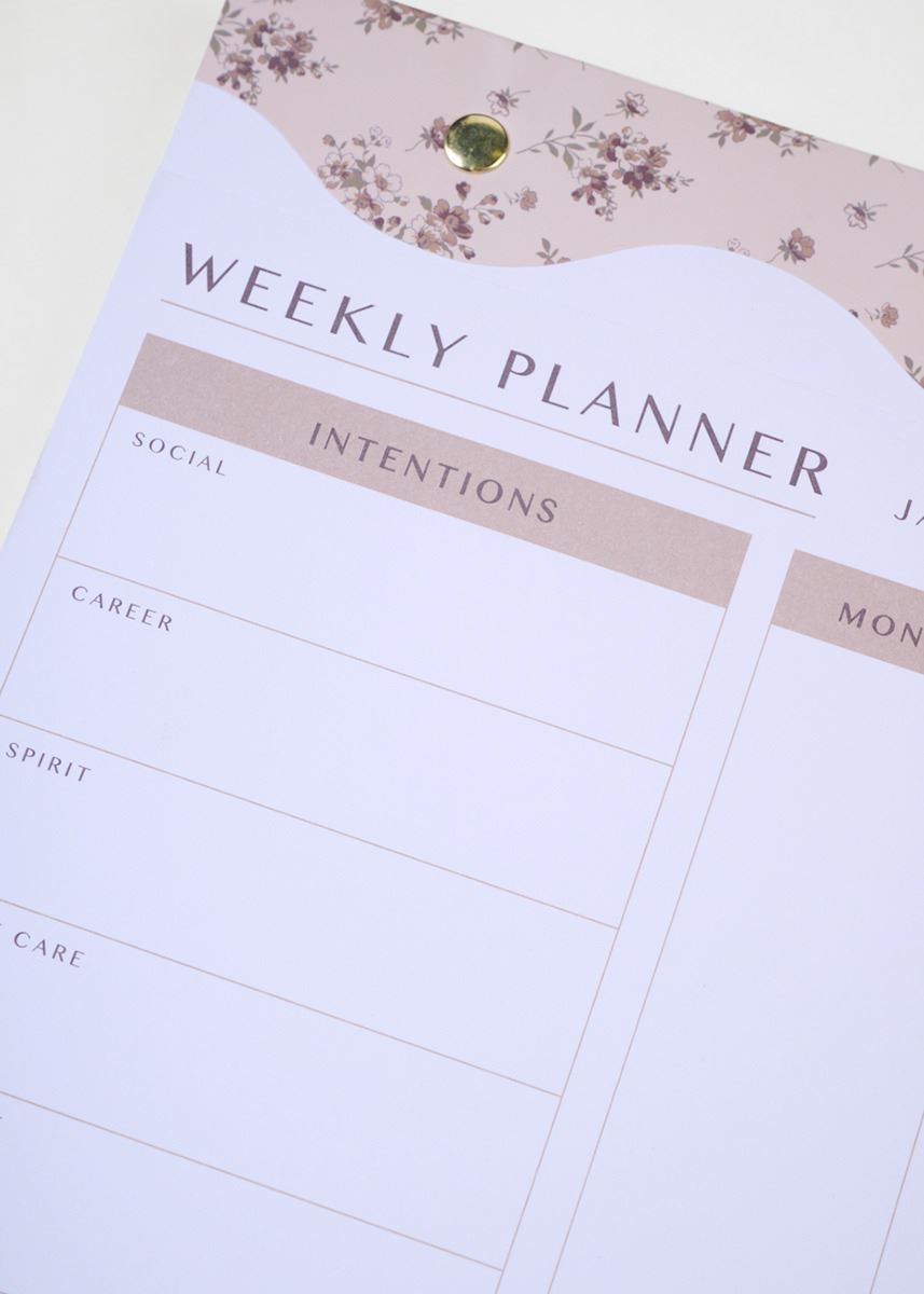 Veckoplanerare multi/beige - 3