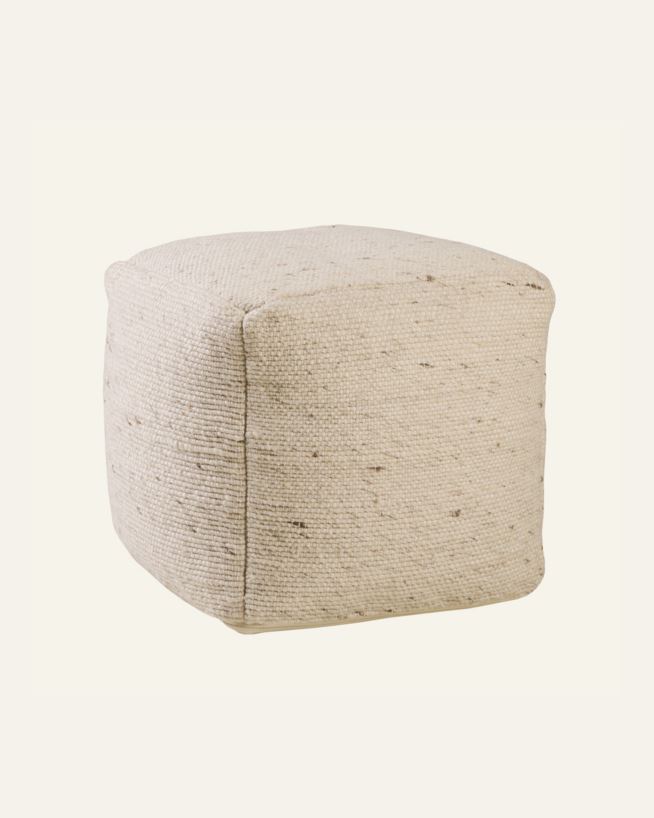 Puff beige - 40x40x40 cm beige - 1