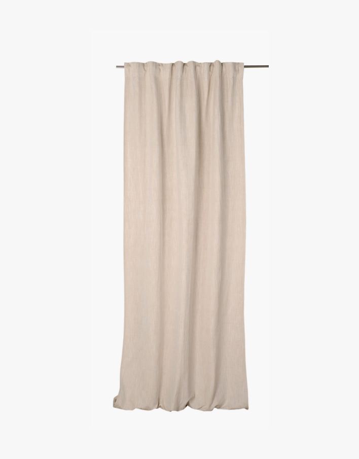 Ljusdämpande gardin natur - 130x250 cm natur - 1