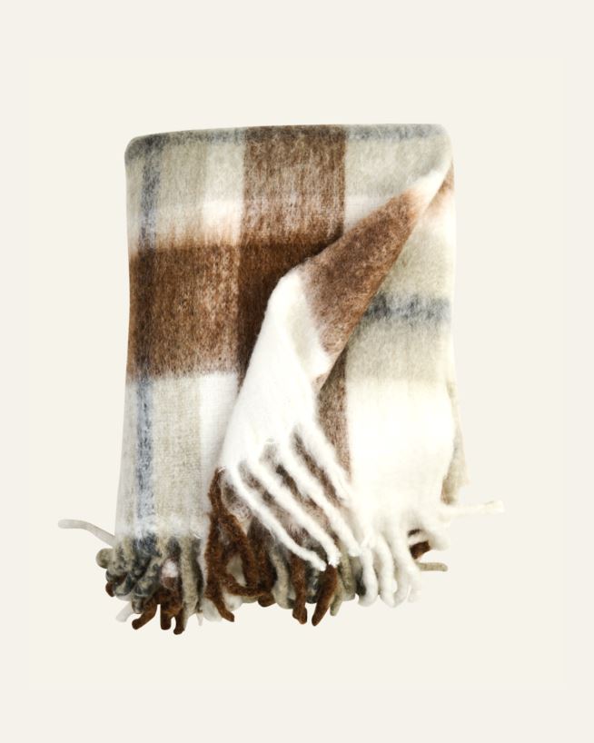 Pläd multi/brun - 130x170 cm multi/brun - 1