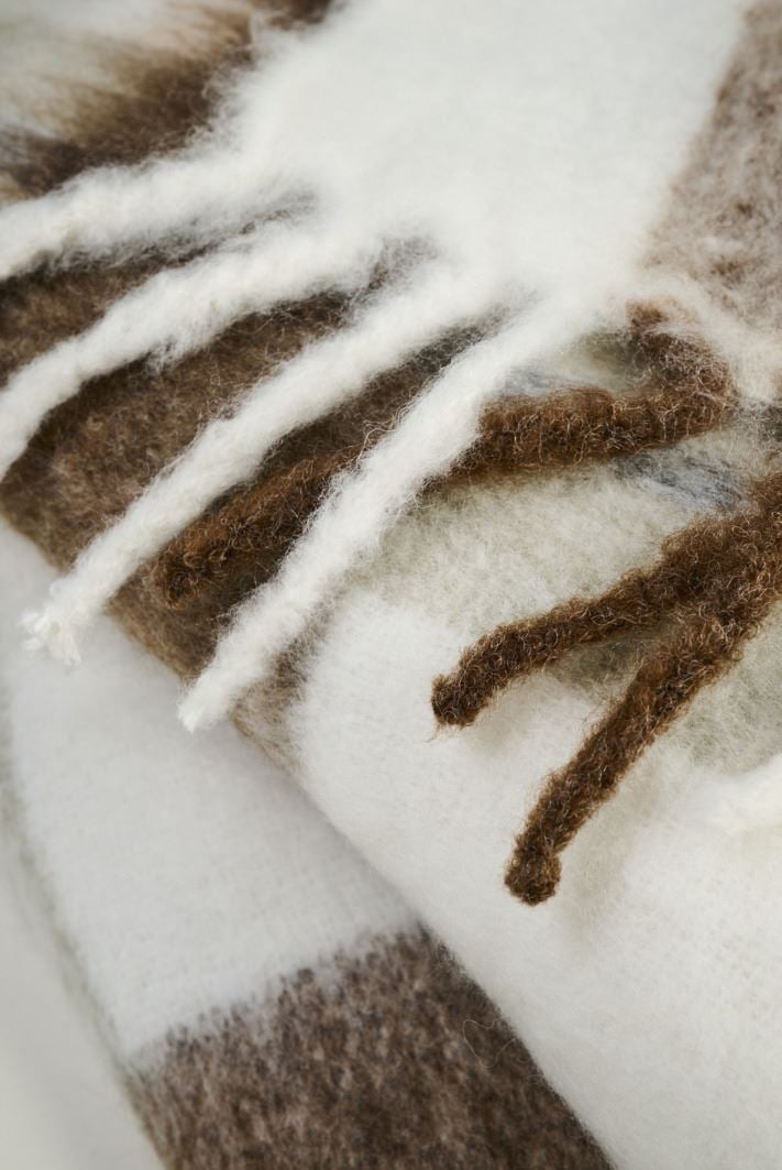 Pläd multi/brun - 3