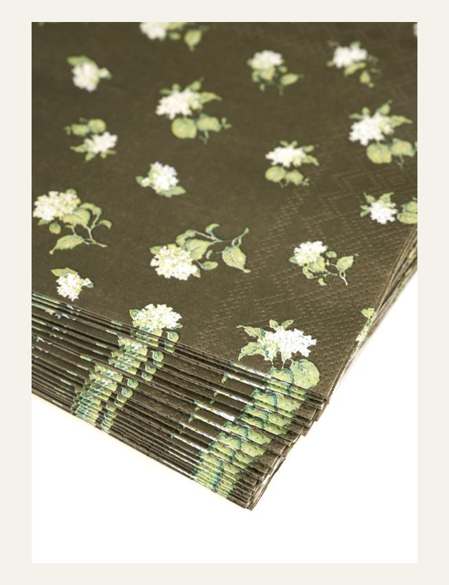 Pappersservetter multi/grå - 2