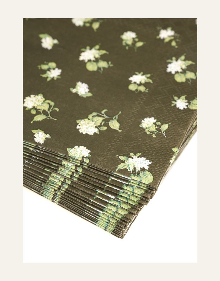 Pappersservetter multi/grå - 2