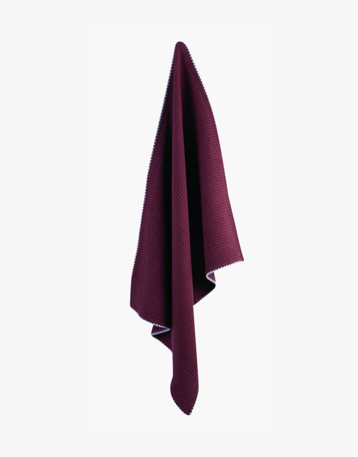 Kökshandduk burgundy - 50x70 cm burgundy - 1