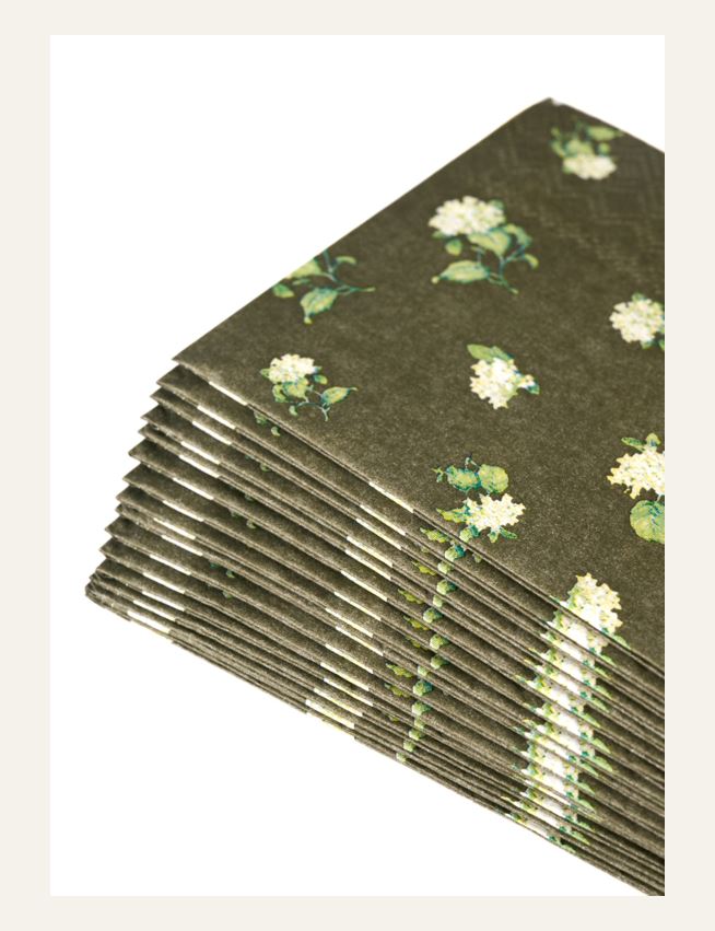 Pappersservetter multi/grå - 2