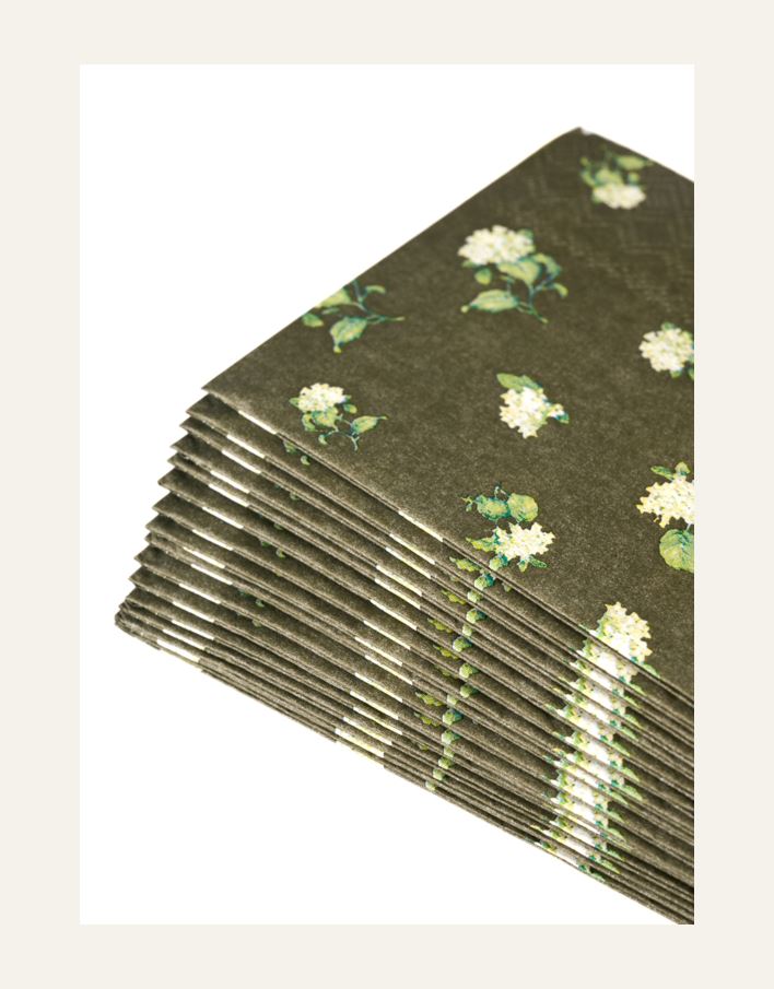 Pappersservetter multi/grå - 2