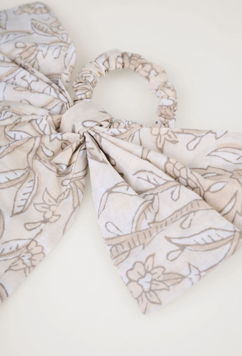 2-pack servettringar beige - 4