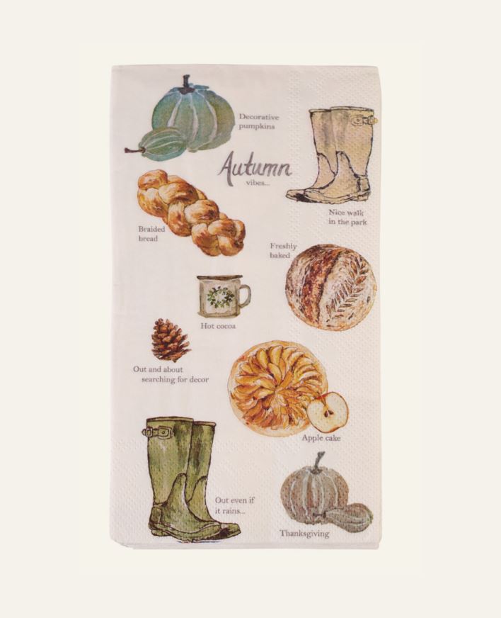 Pappersservetter multi/vit - 33x42 cm multi/vit - 1