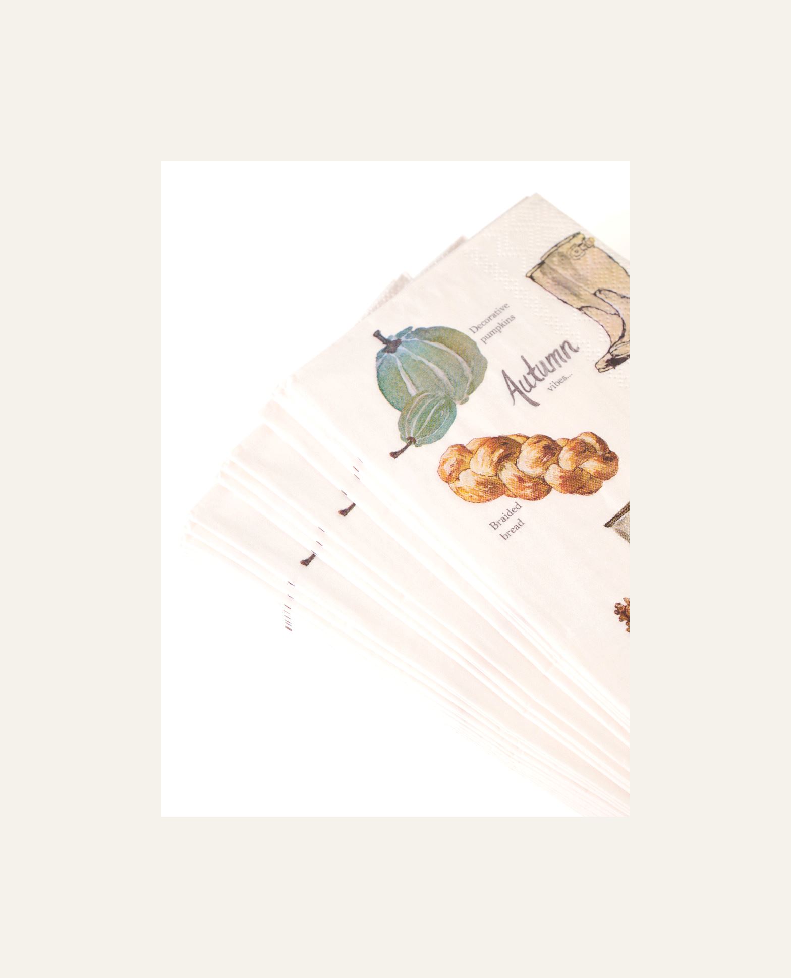 Pappersservetter multi/vit - 2