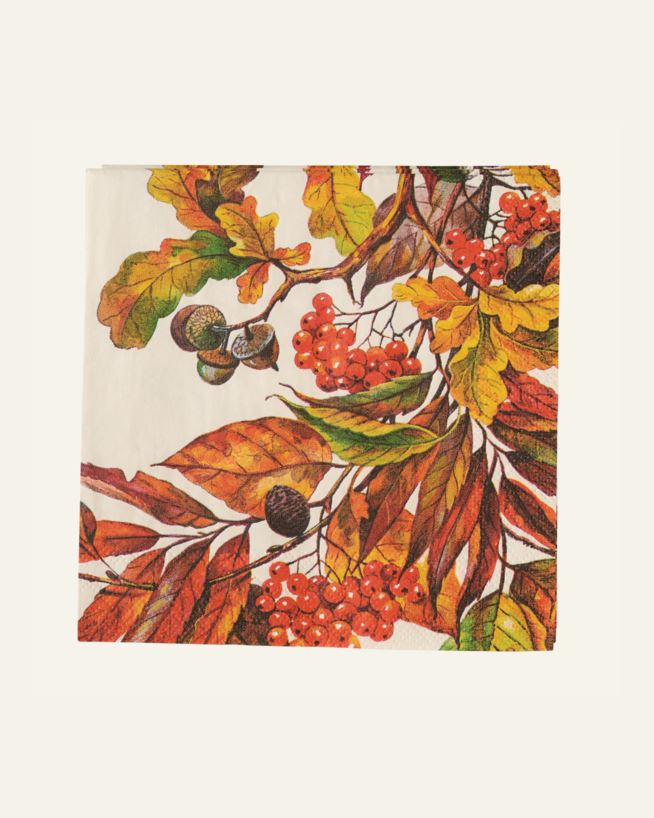 Cocktailservett multi/orange - 25x25 cm multi/orange - 1