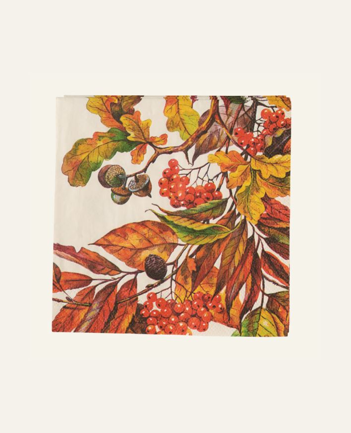 Cocktailservett multi/orange - 25x25 cm multi/orange - 1