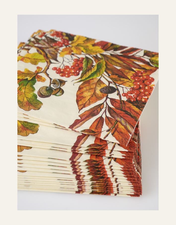 Cocktailservett multi/orange - 2