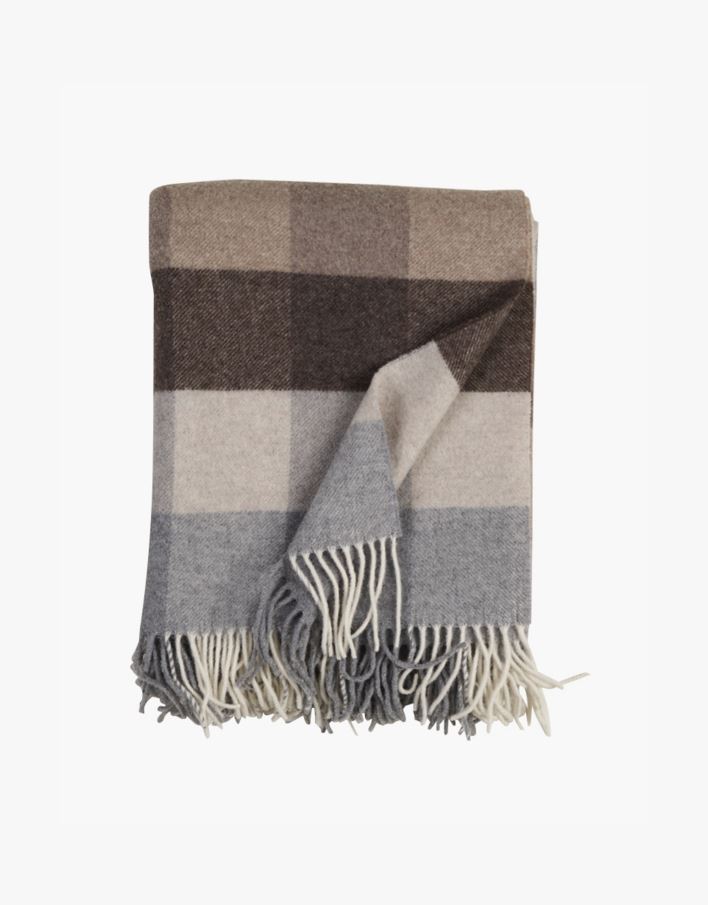 Ullpläd multi/beige - 130x170 cm multi/beige - 1