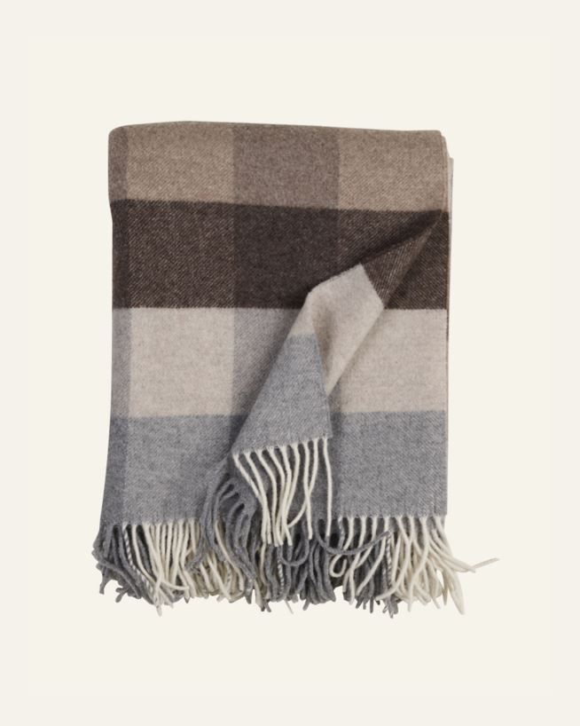 Ullpläd multi/beige - 130x170 cm multi/beige - 1