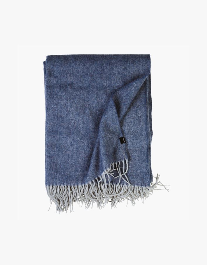 Pläd blå - 130x170 cm blå - 1