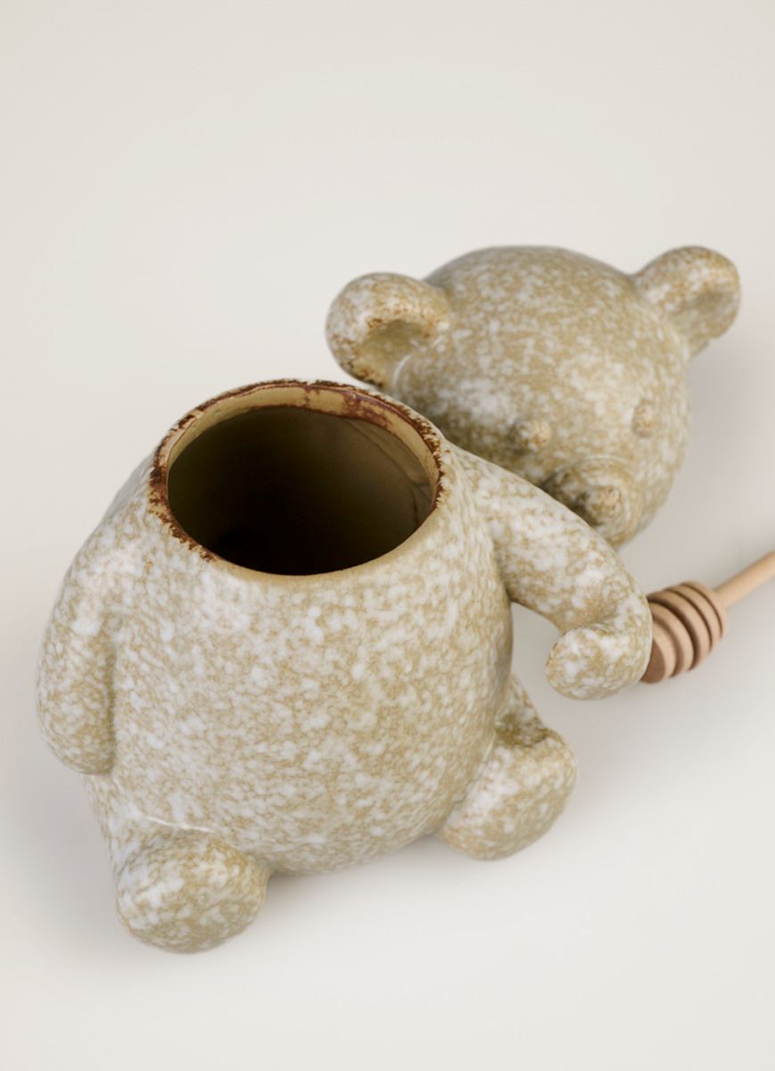Burk med lock beige - 2