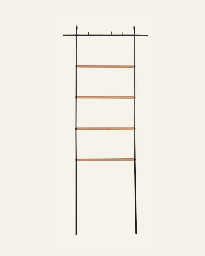 Dekorationsstege svart - 68x165x17 cm svart - 1